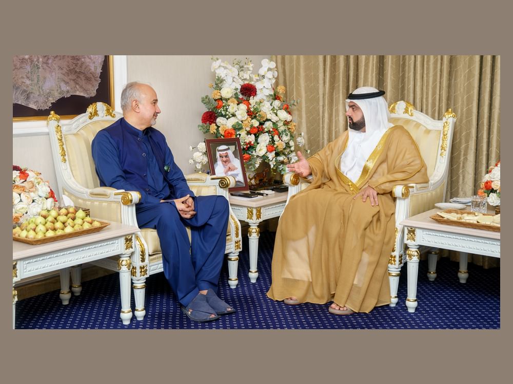 محمد الشرقي يستقبل سفيري باكستان وبلجيكا .