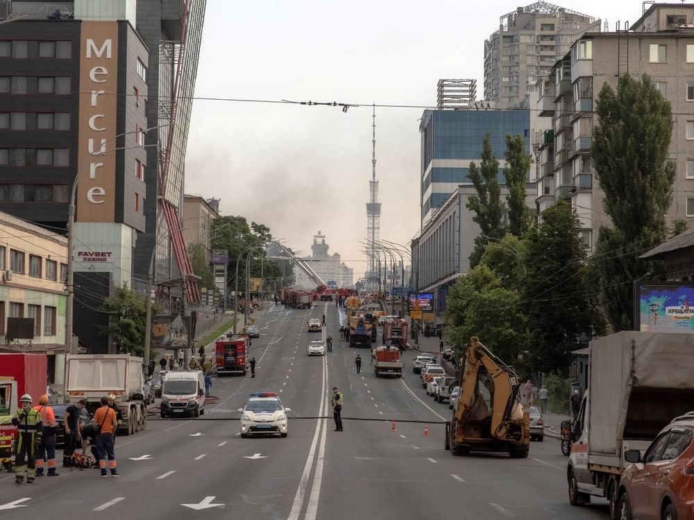 Three killed, 49 wounded in intense Russian air attacks on Ukraine