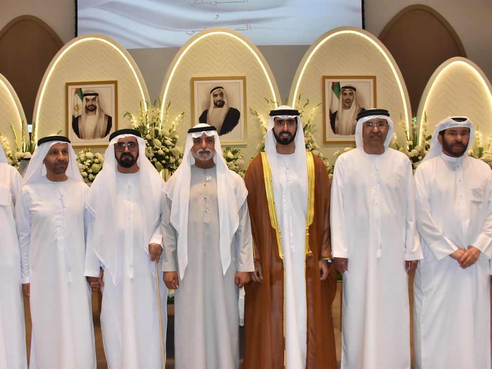 نهيان بن مبارك يحضر أفراح السويدي والمزروعي في أبوظبي