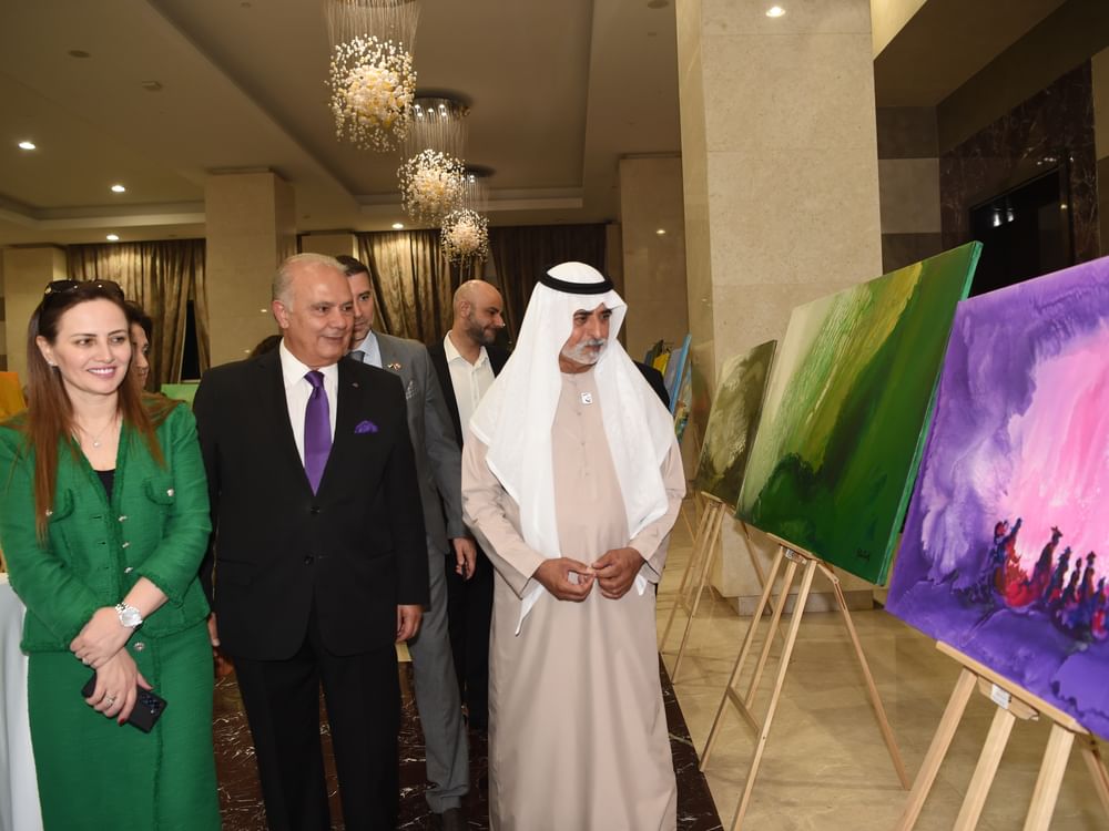 Nahyan bin Mubarak inaugurates 'From the art of Diplomacy to the art of Colours' exhibition in Abu Dhabi