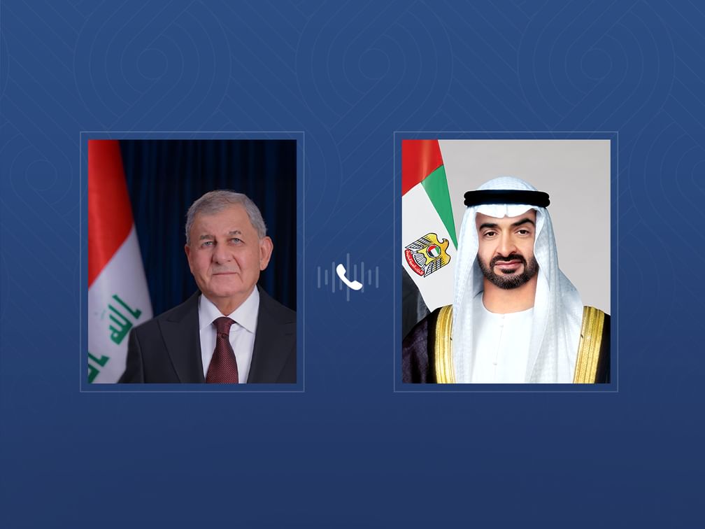 UAE President and Iraqi President discuss regional developments and implications in phone call