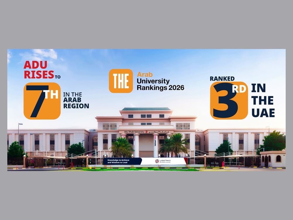 Abu Dhabi University climbs seven places in THE Arab University Rankings 2026