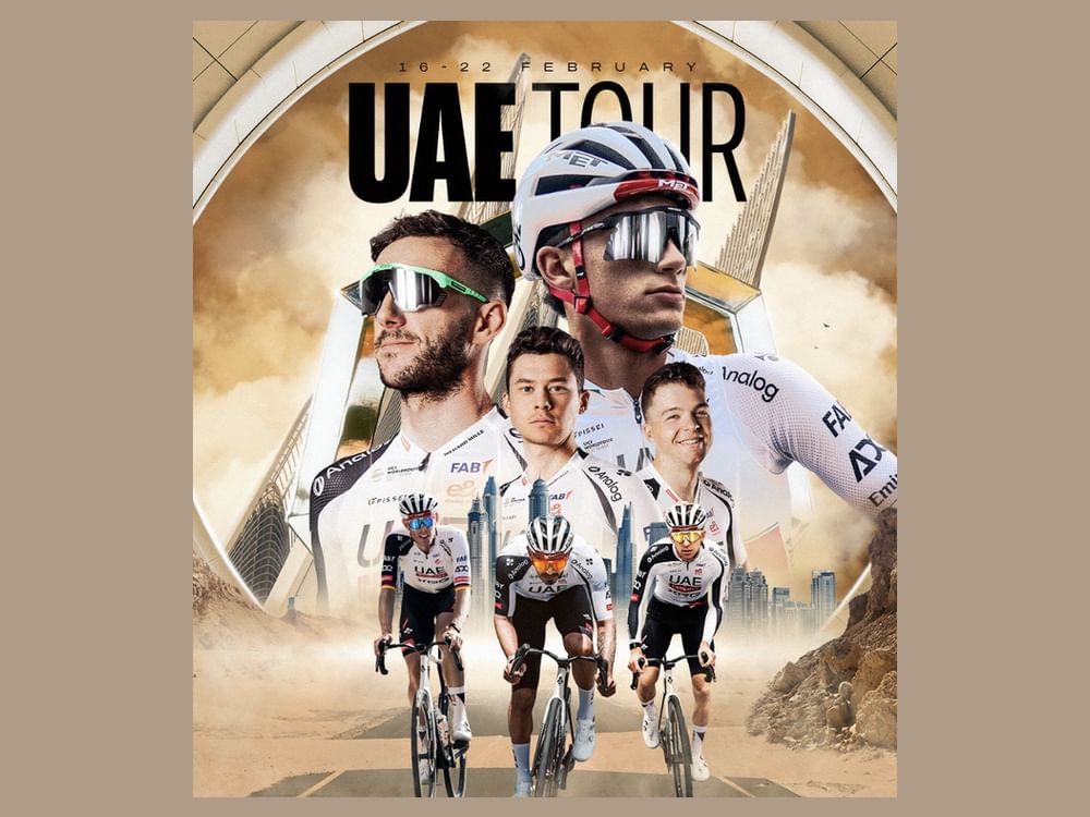 7 دراجين يمثلون "الإمارات إكس آر جي" في "طواف الإمارات"