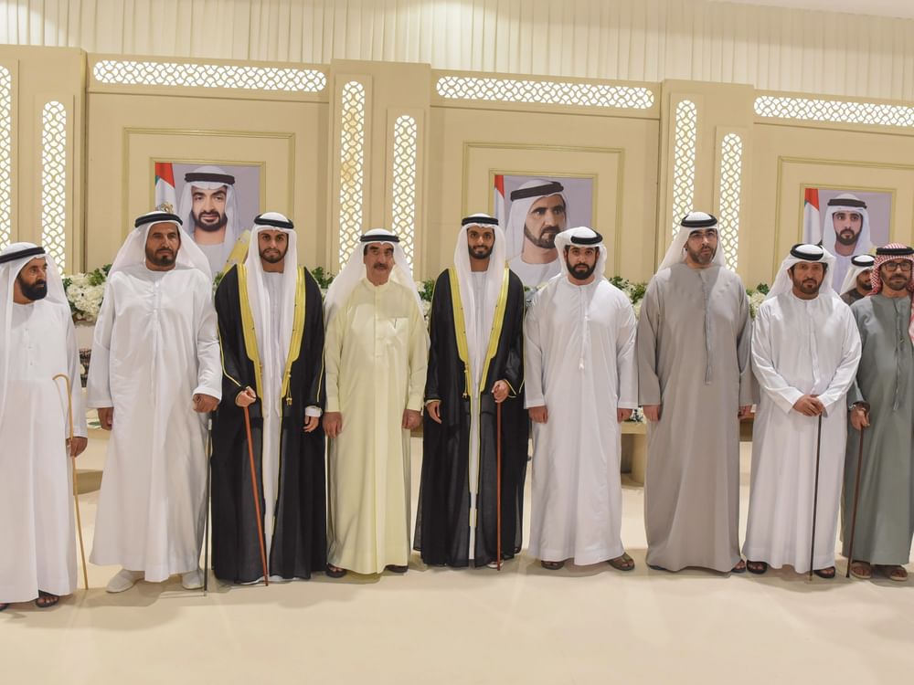 حاكم أم القيوين ونائبه يحضران حفل زفاف نجلي بطي محمد الغفلي