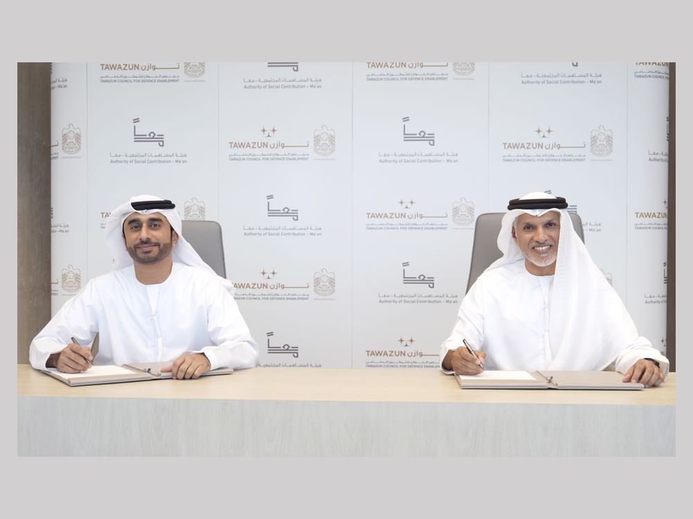 Tawazun, Ma'an sign agreement to support social initiatives in Abu Dhabi