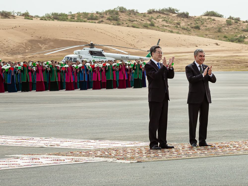 Turkmenistan, China launch expansion of giant gas field