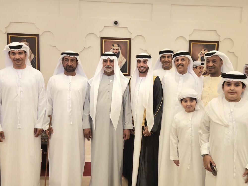 نهيان بن مبارك يحضر أفراح الزعابي والكعبي في أبوظبي