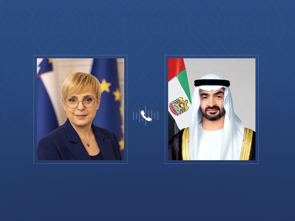 阿联酋总统与斯洛文尼亚总统讨论地区局势发展和双边关系