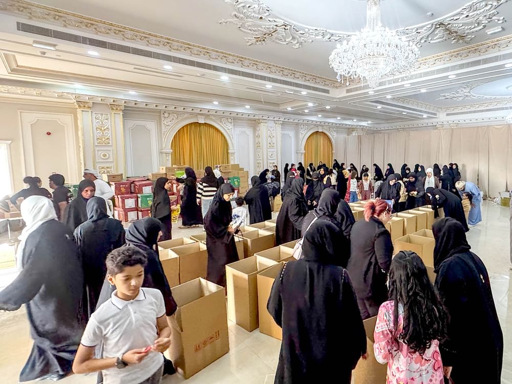 "عونك يا وطن" يوزّع 1500 طرد مير رمضاني على الأسر المتعففة