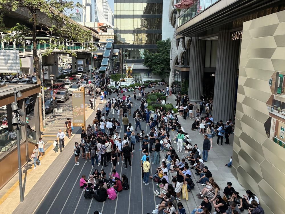 缅甸强震引发余震 曼谷高楼紧急疏散
