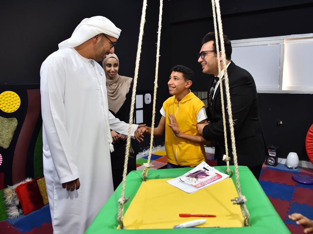 "زايد العليا" تبدأ جولة تفقدية على مراكز التخاطب لأصحاب الهمم في مصر
