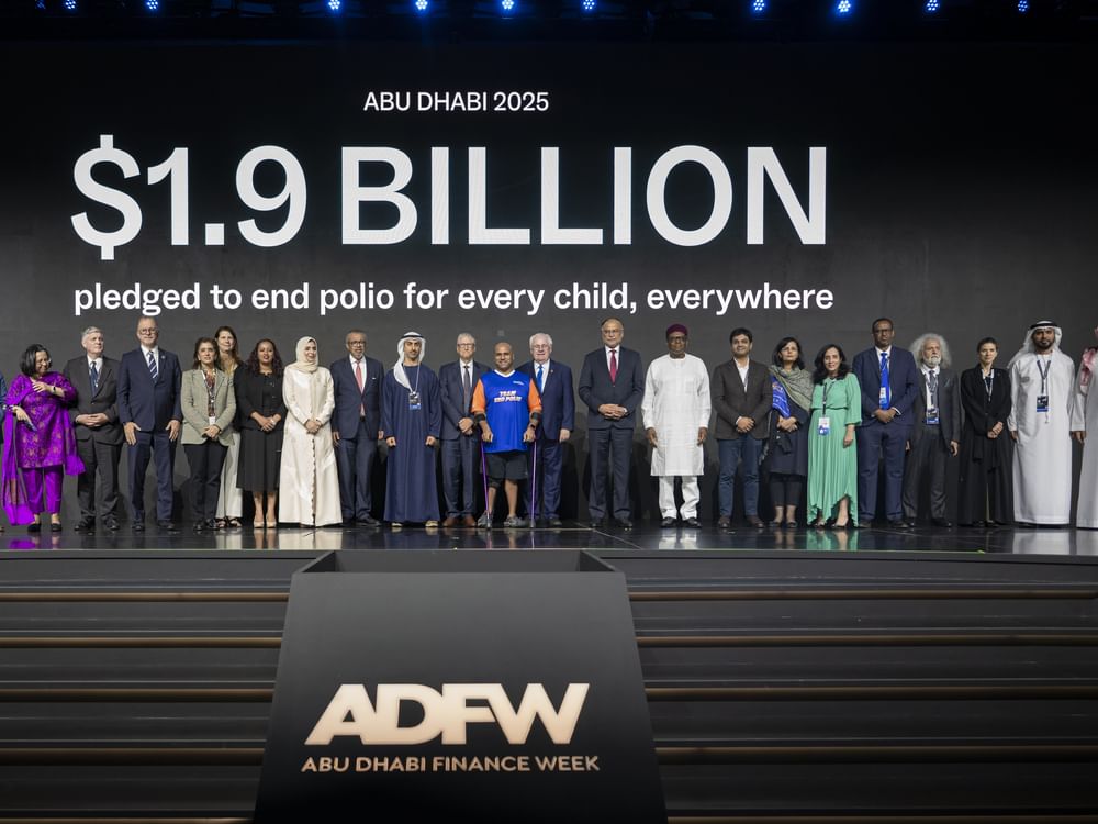 Les dirigeants mondiaux s’engagent à Abou Dhabi à hauteur de 1,9 milliard de dollars pour éradiquer la polio et protéger les enfants dans le monde