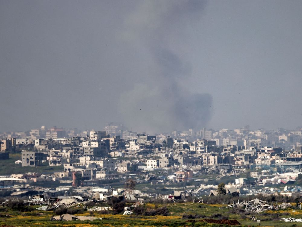Dozens of people trapped under rubble in Israeli airstrikes on Gaza Strip