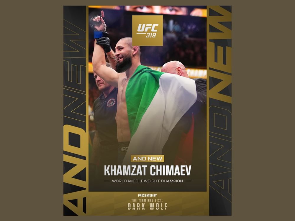 حمزة شيماييف يتوج بطلا للعالم في الوزن المتوسط  بمنافسات "يو اف سي"