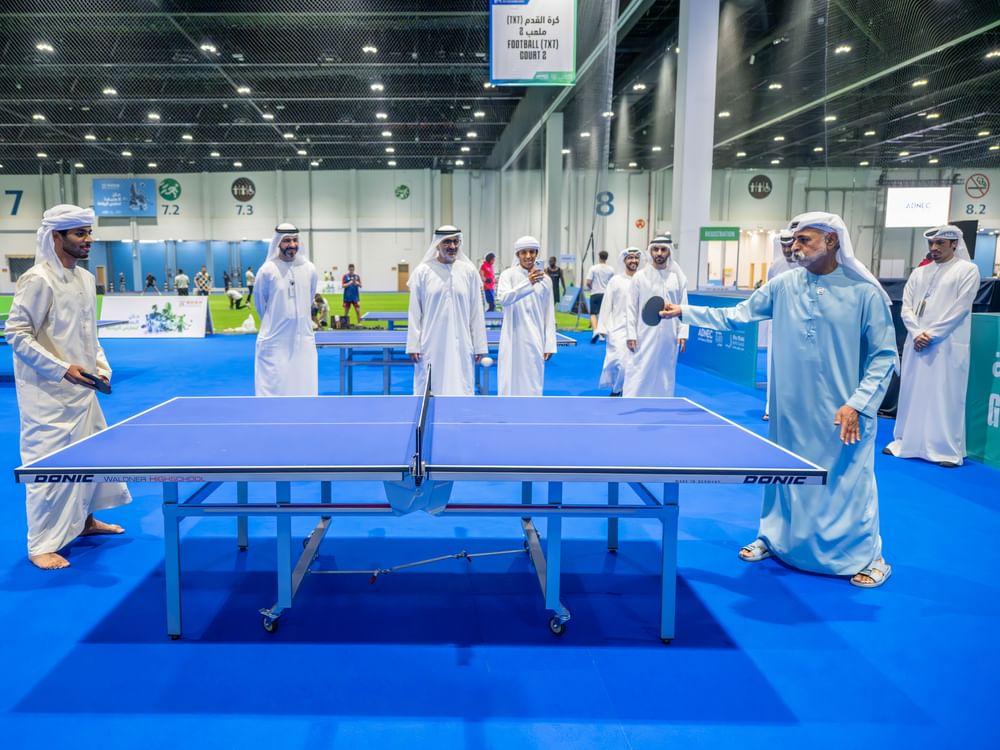 Nahyan bin Mubarak visits Abu Dhabi Summer Sports 2024 Emirates News