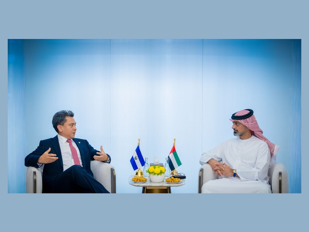 Crown Prince of Ajman receives Ambassador of El Salvador