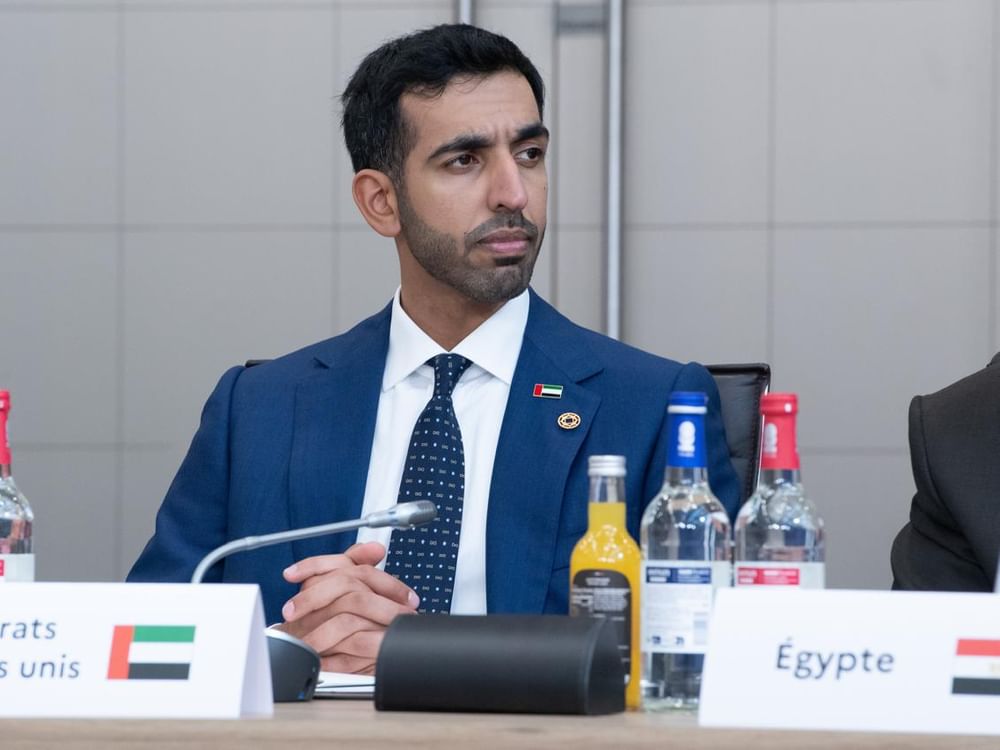 Shakhboot bin Nahyan participates in Conference for Peace and Prosperity in Great Lakes Region in Paris