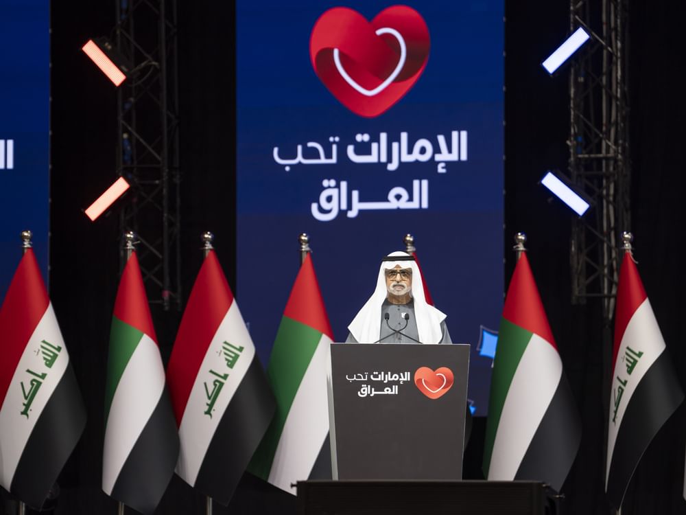 نهيان بن مبارك يشارك الجالية العراقية في الإمارات احتفاءها بموروث العراق الحضاري والثقافي