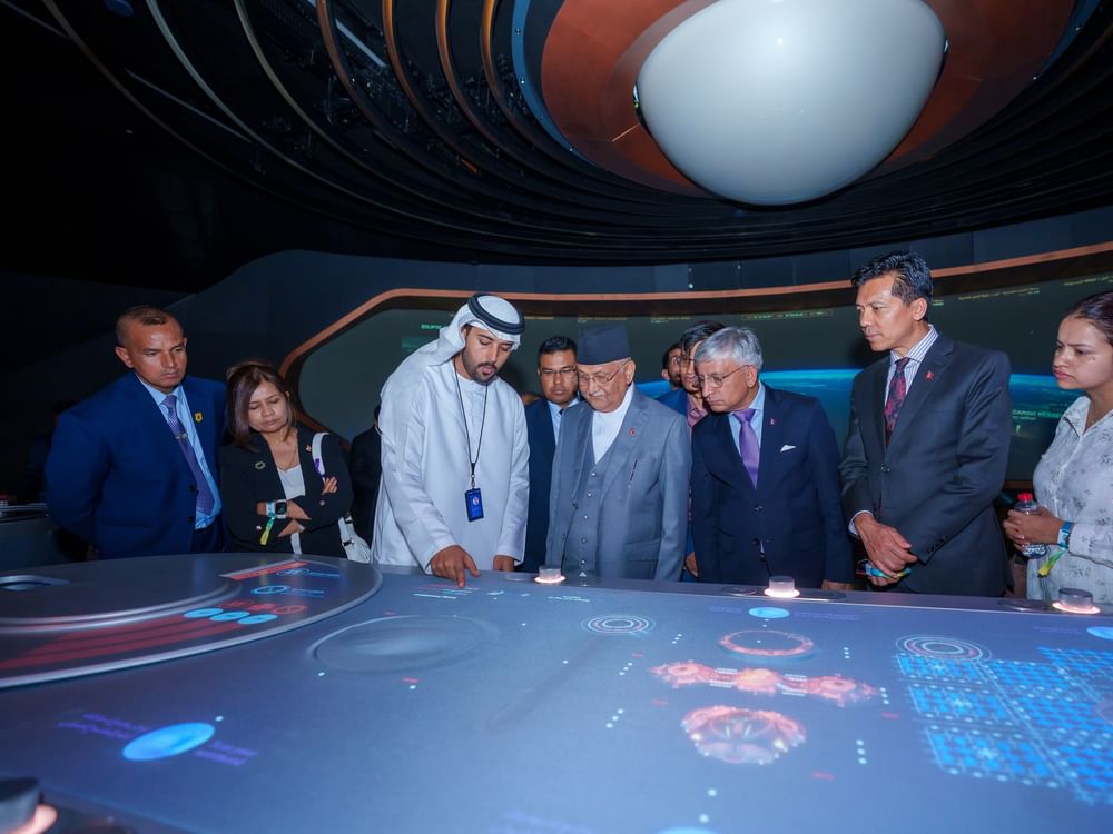 رئيس وزراء جمهورية نيبال يزور "متحف المستقبل"