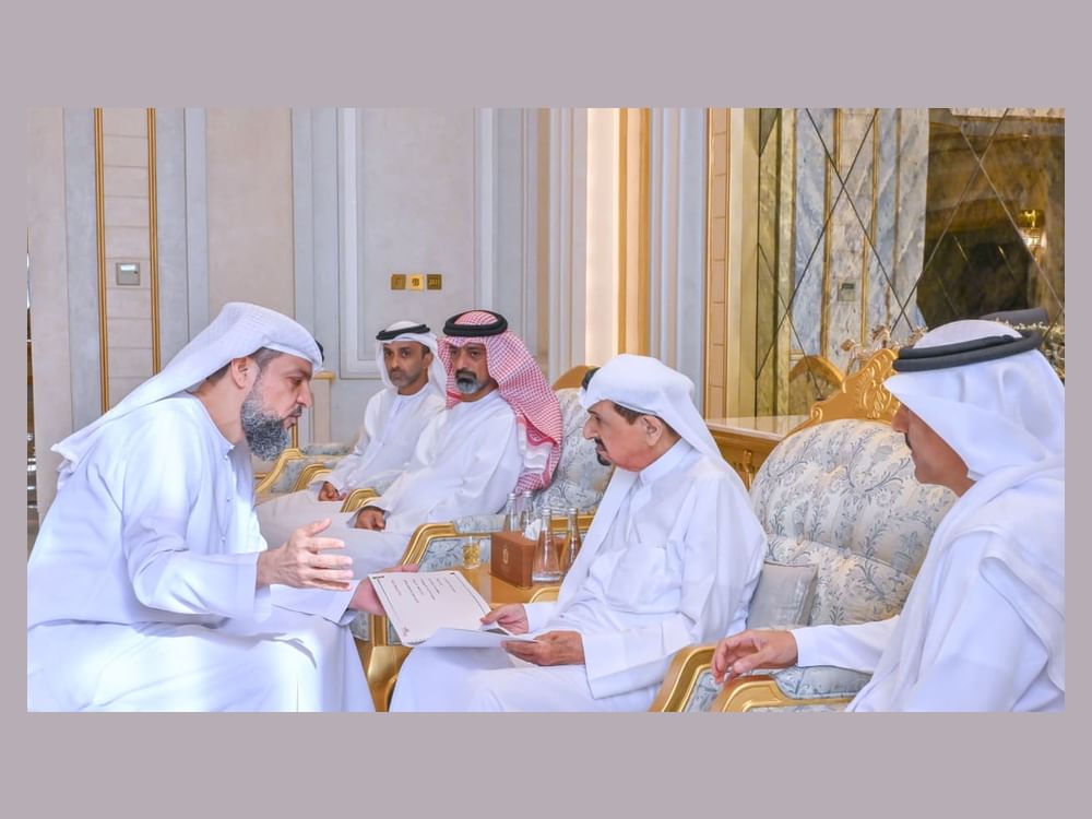 Humaid bin Rashid reviews International Charity Organisation projects in Syria