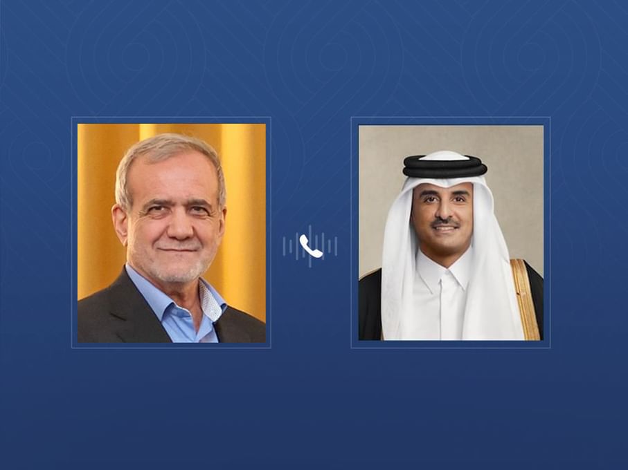 أمير قطر  والرئيس الإيراني يبحثان هاتفيا الأوضاع الإقليمية