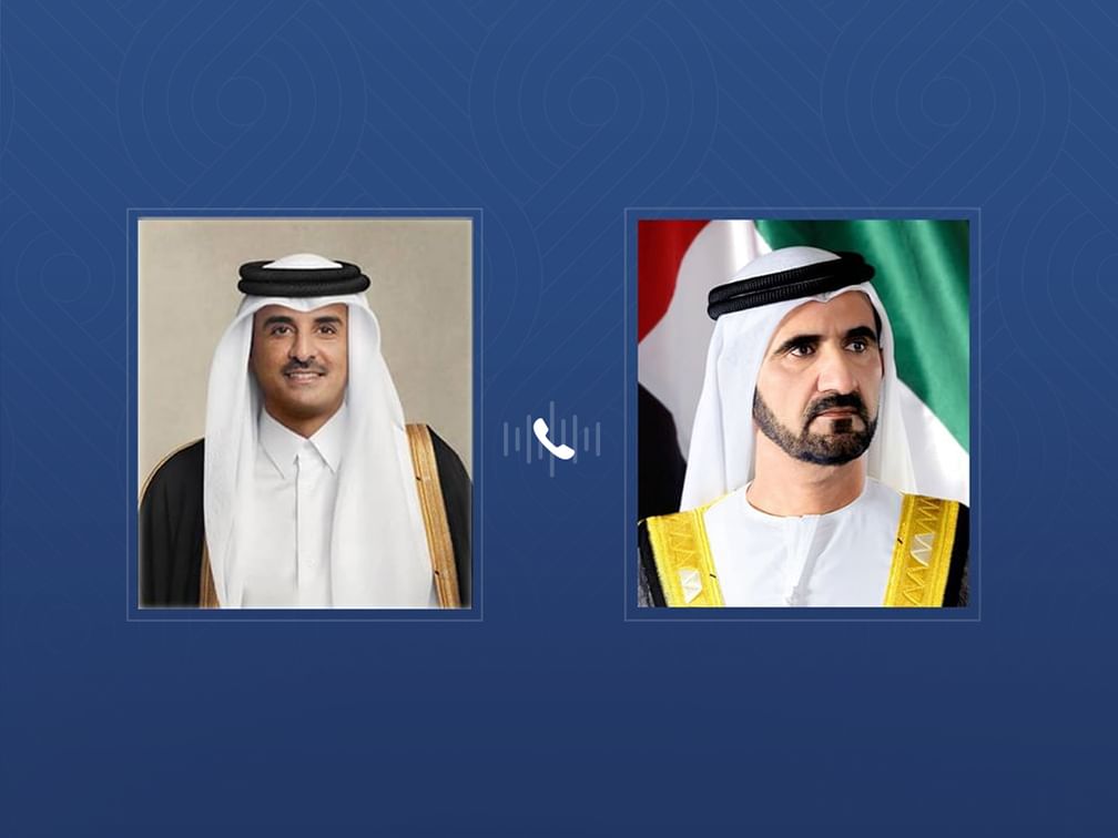 Mohammed bin Rashid receives Qatar Emir’s condolences over passing of Sheikh Ahmed bin Rashid