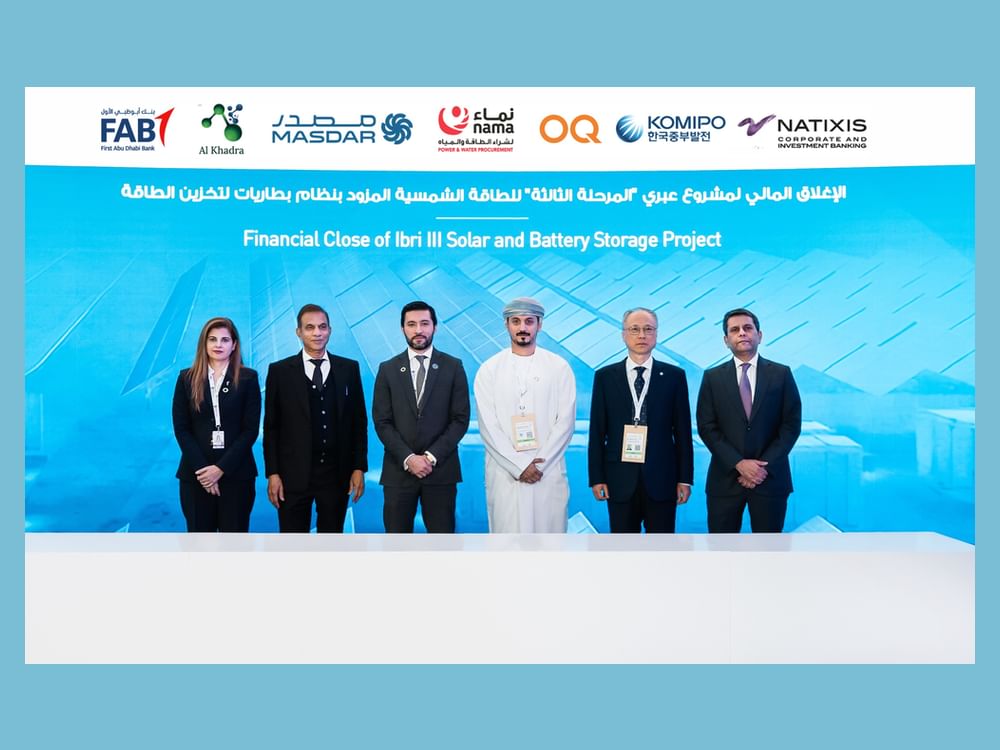 Masdar, consortium partners achieve financial close for Oman’s first Utility-scale solar, battery storage project