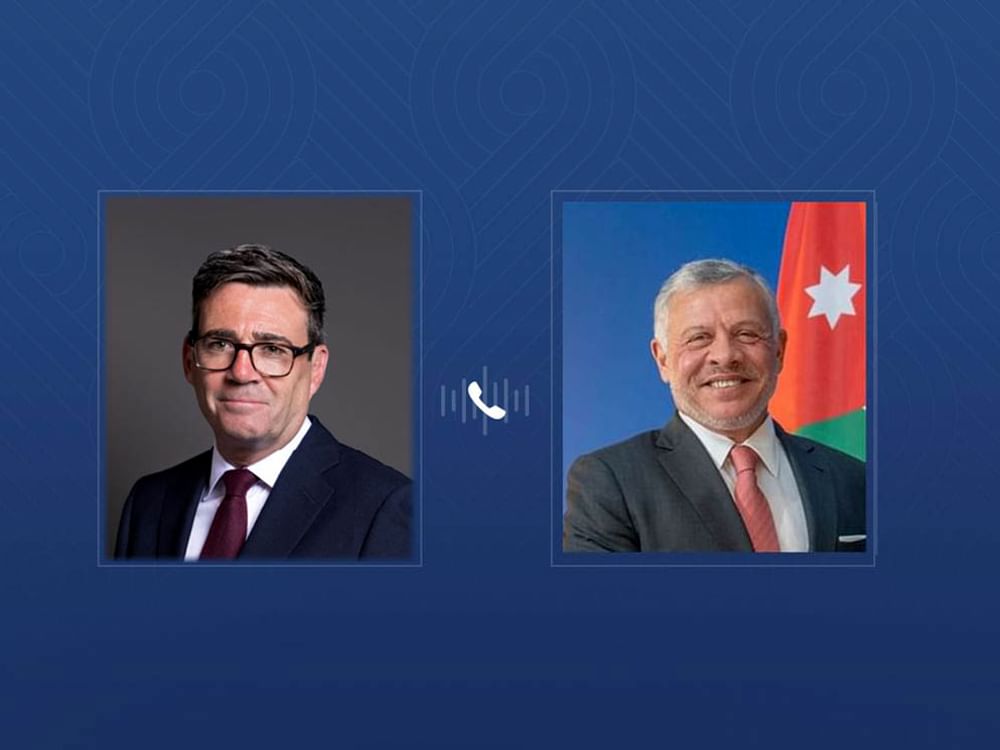 Jordan's King, UK PM discuss latest regional developments