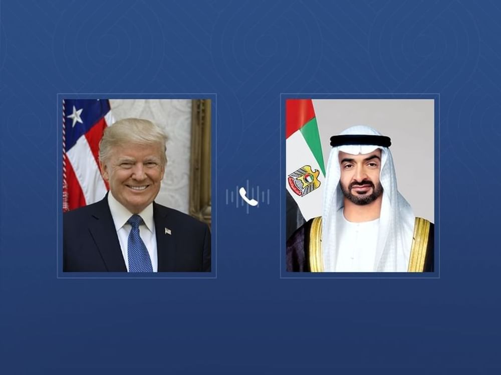 UAE and US Presidents discuss regional developments in phone call