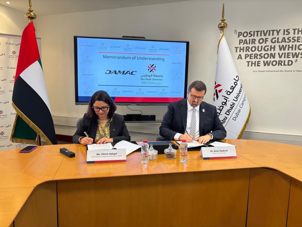 Abu Dhabi University, DAMAC Group collaborate to advance academic, professional excellence