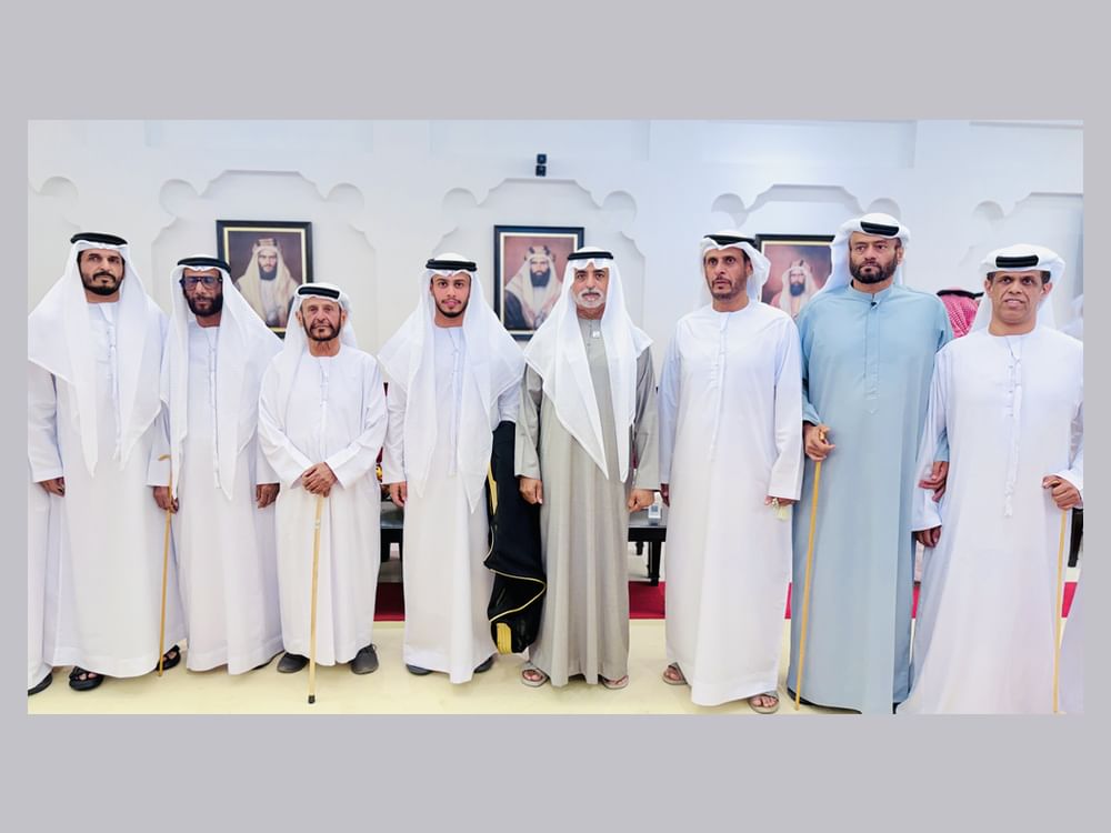 نهيان بن مبارك يحضر أفراح العامري في العين