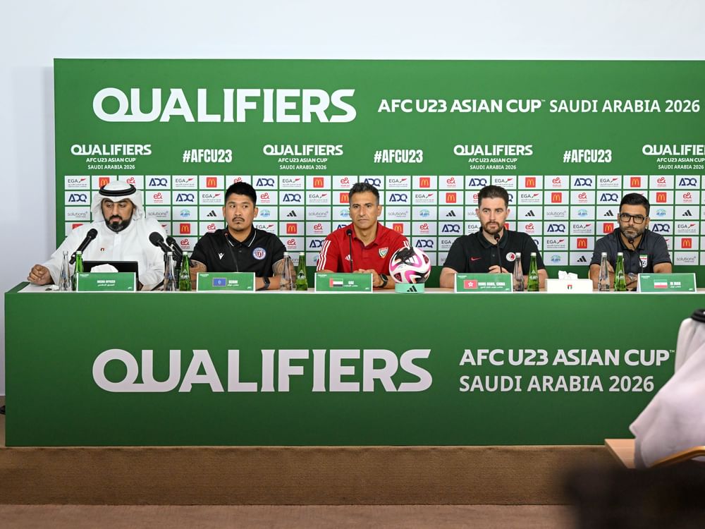 مدربو منتخبات المجموعة الـ9 يؤكدون جاهزيتهم لانطلاق التصفيات الآسيوية لكرة القدم تحت 23 عاماً في أبوظبي