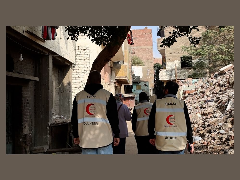 El equipo de ERC inspecciona las condiciones humanitarias de los huérfanos en el marco de su programa de patrocinio en Egipto