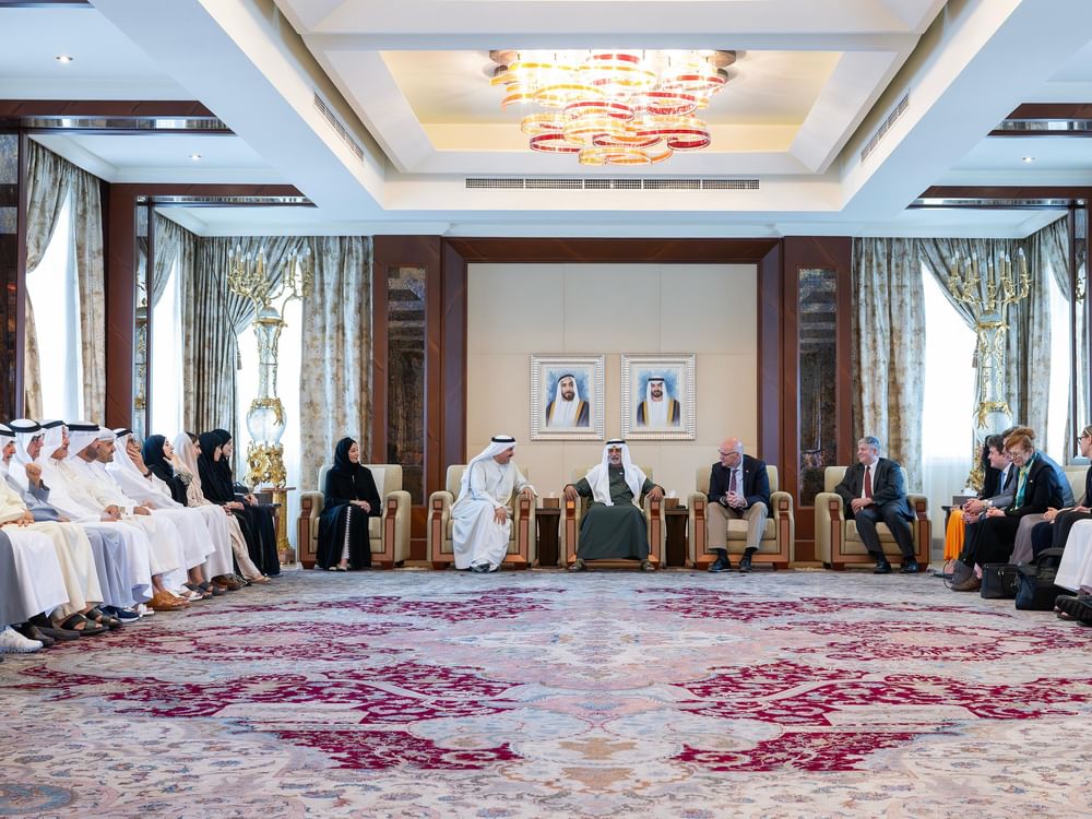 Nahyan bin Mubarak receives delegation from members of German Federal Parliament