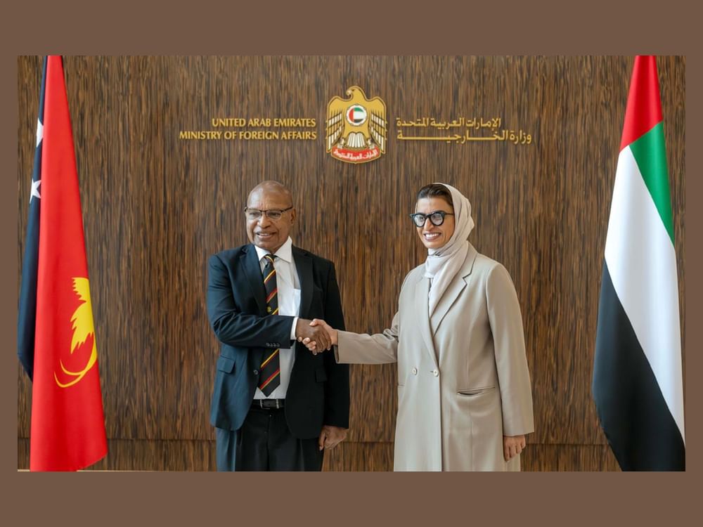 Noura Al Kaabi recebe ministro do Comércio Internacional e Investimentos de Papua-Nova Guiné