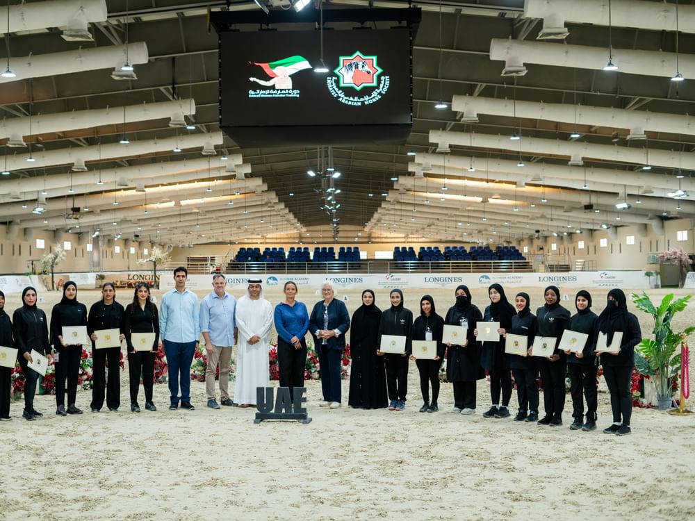 ختام فعاليات ملتقى "العارضة الإماراتية" في منافسات جمال الخيل العربية