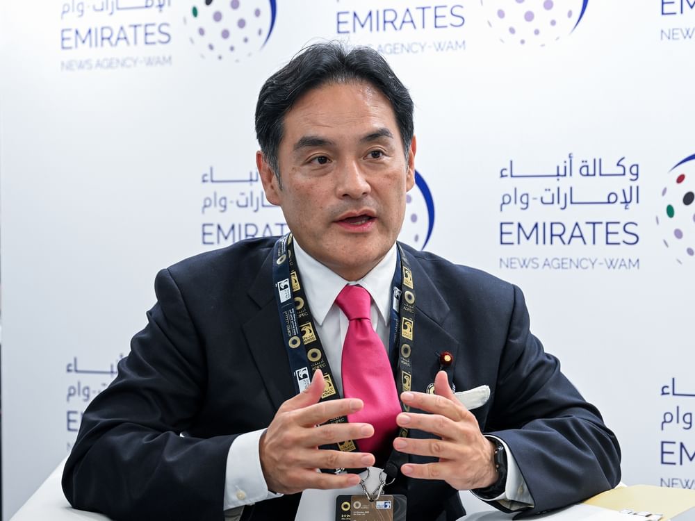 Japan und die VAE wollen sich als Vorsitzende der G7 und der COP28 für eine globale Energiewende und die Zusammenarbeit mit dem globalen Süden einsetzen: Japanischer Minister