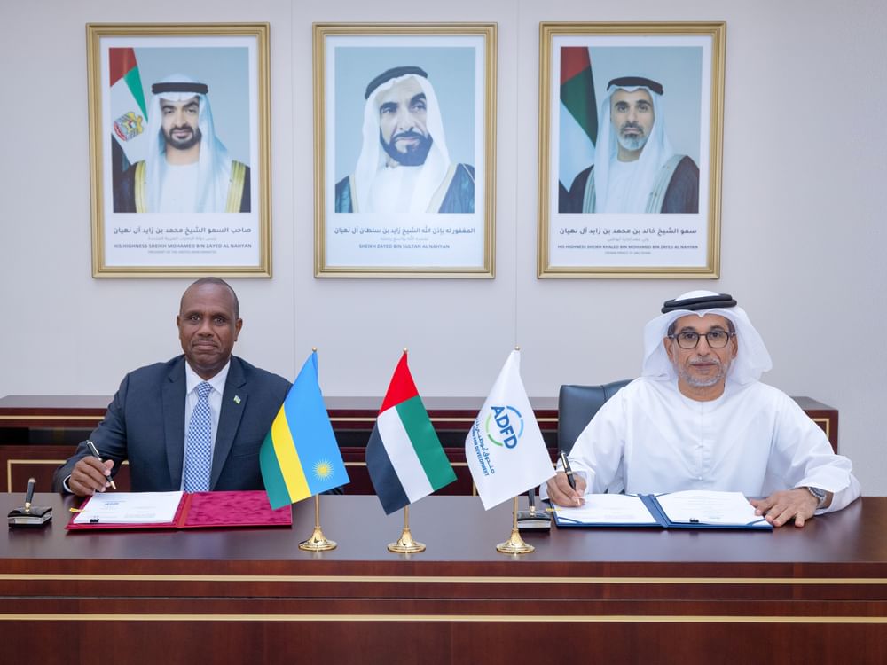 Fondo de Abu Dabi financia proyecto de suministro de agua en Ruanda con un préstamo de 92 millones de dirhams