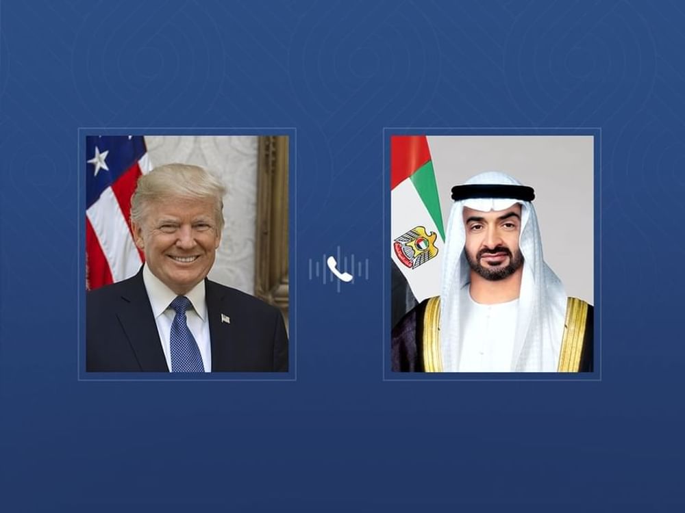 UAE President receives phone call from US President