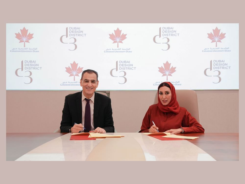 تعاون بين حي دبي للتصميم والجامعة الكندية بدبي لتمكين المواهب الناشئة