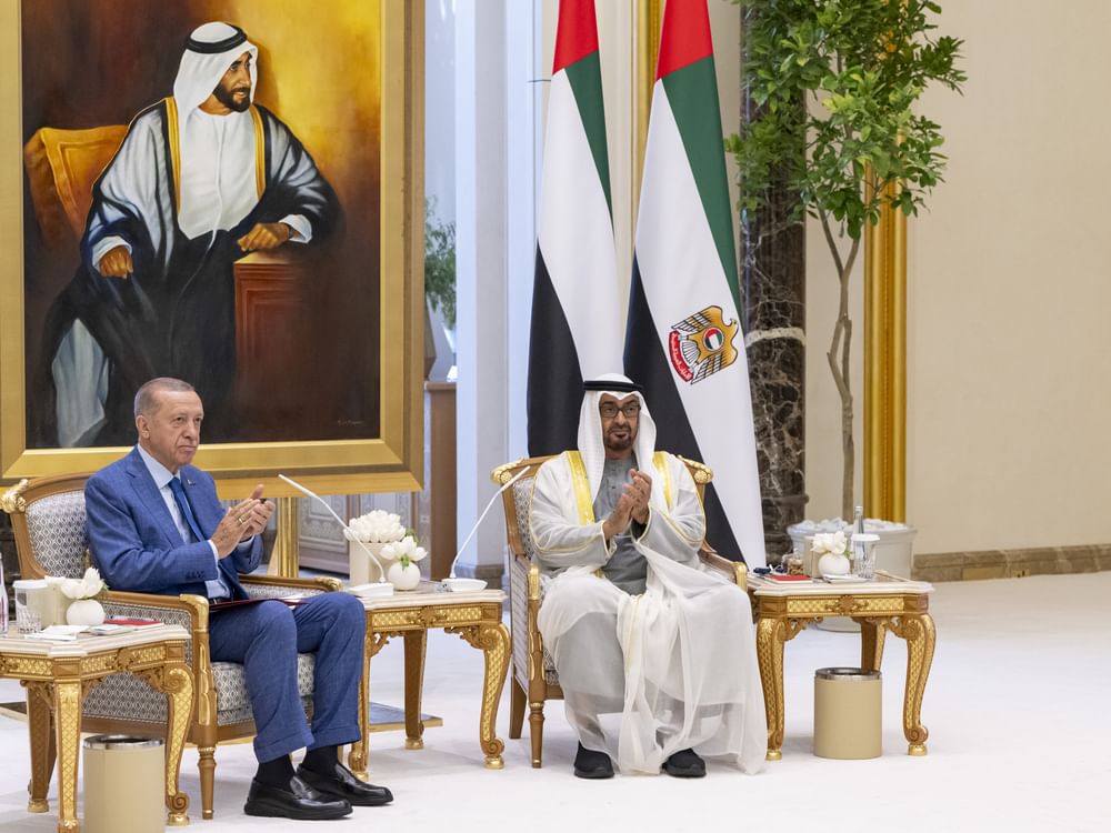 رئيس الدولة والرئيس التركي يشهدان إعلان اتفاق لإنشاء