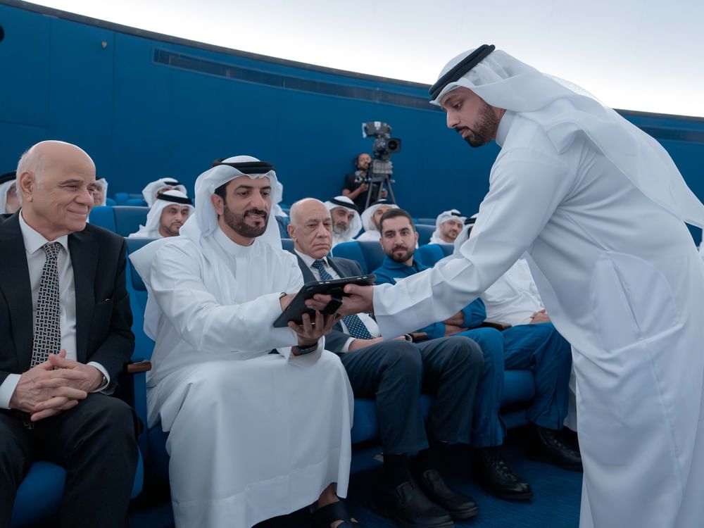 Sultan bin Ahmed launches identity of Space & Astronomy Hub