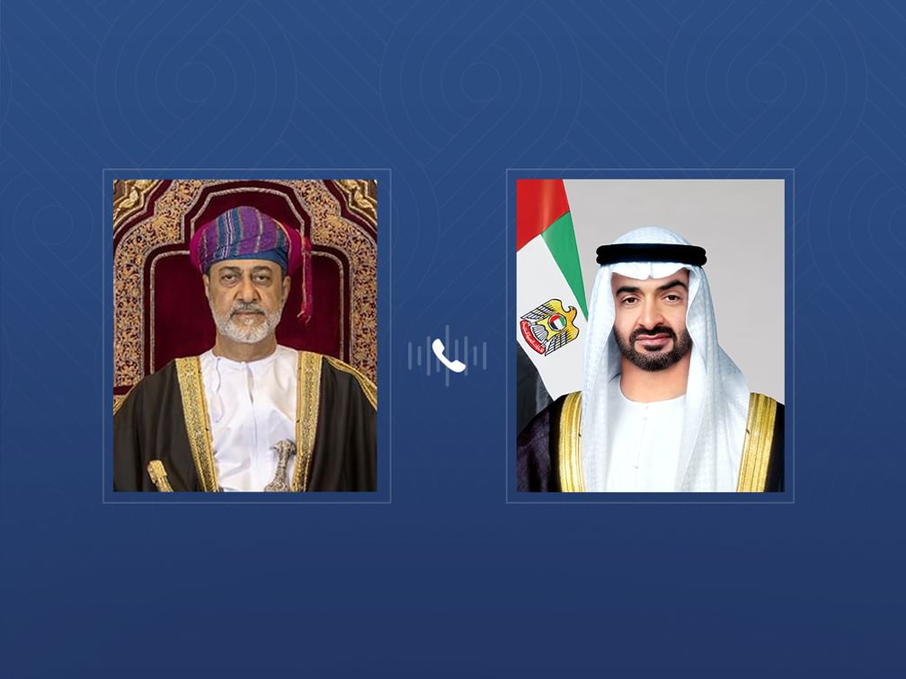 Presidente de Emiratos y sultán de Omán intercambian saludos con motivo del Eid Al Adha