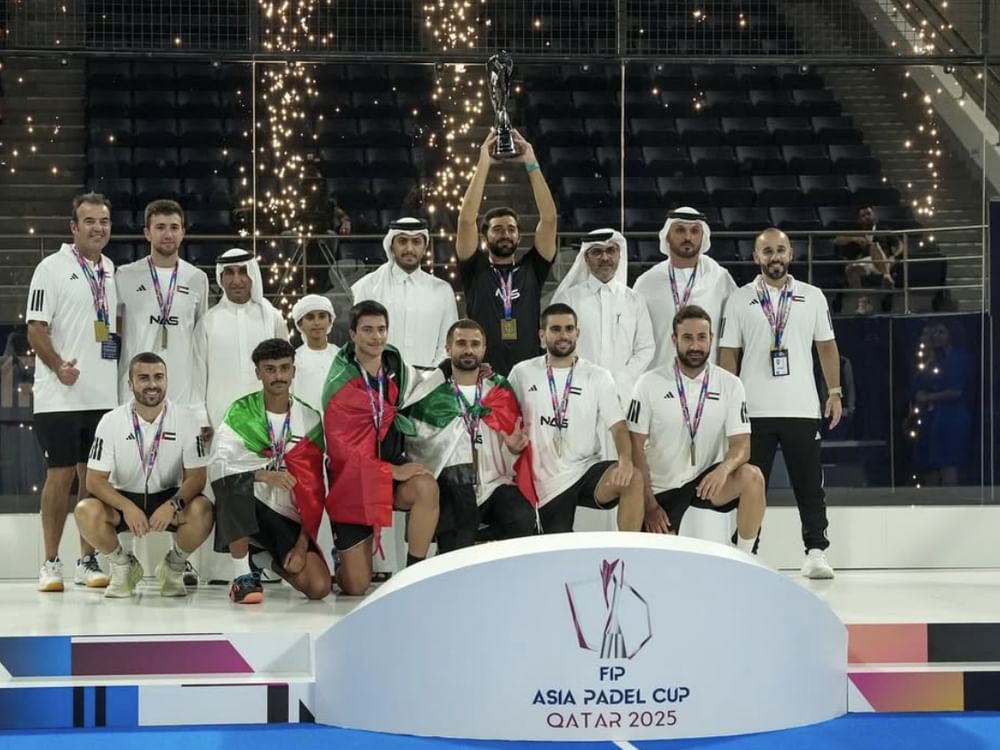 المنتخب الوطني للبادل يتوج بكأس آسيا