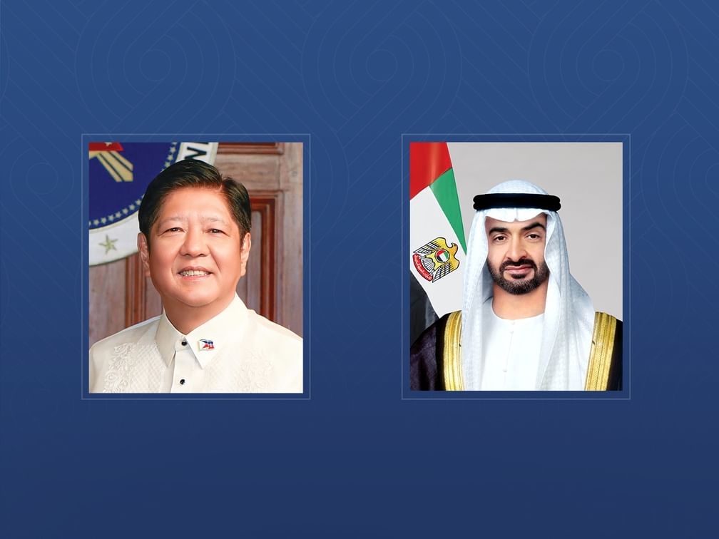 Le président des Émirats arabes unis présente ses condoléances au président des Philippines pour les victimes du séisme