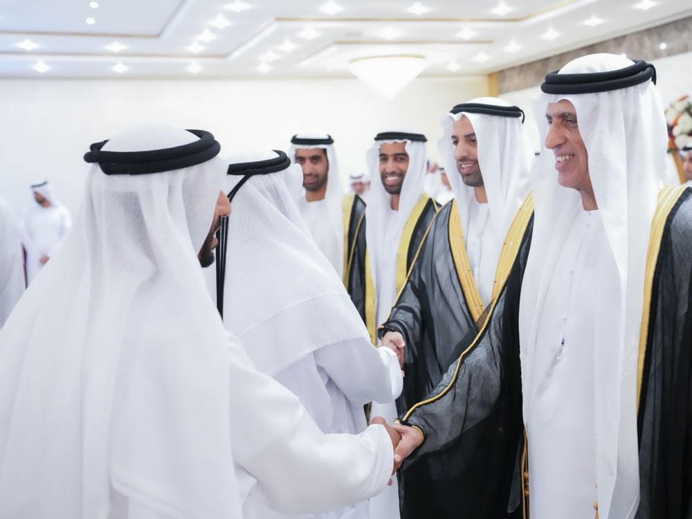 سعود بن صقر يستقبل جموع المهنئين بحلول عيد الأضحى المبارك