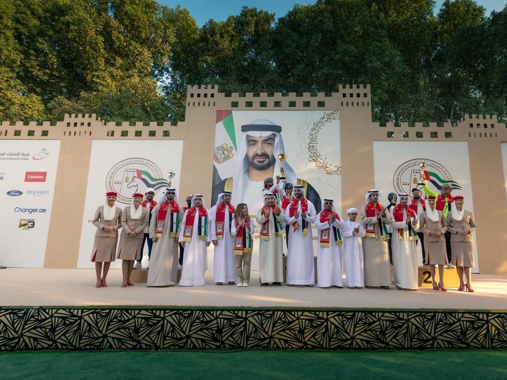 "إسطبلات الوثبة" تحرز لقب كأس رئيس الدولة للقدرة