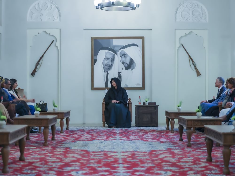 Latifa bint Mohammed meets with notable business figures, philanthropists from Africa