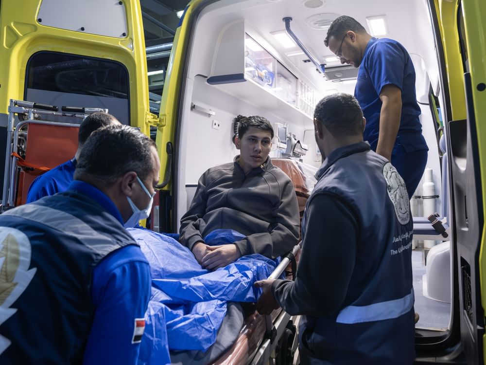 المستشفى الإماراتي العائم يستقبل 5 مرضى جددا من غزة ليرتفع الإجمالي إلى 66 مريضاً