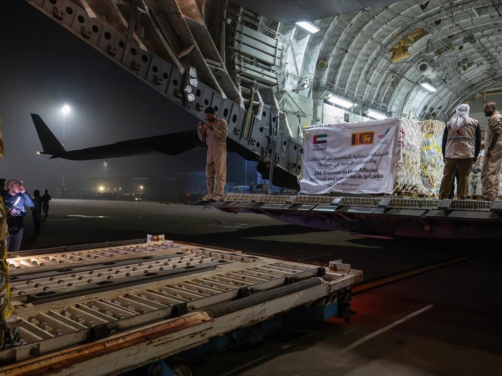 Les Émirats arabes unis dépêchent des équipes de recherche et de sauvetage et plus de 20 tonnes d’aide d’urgence pour soutenir les sinistrés au Sri Lanka